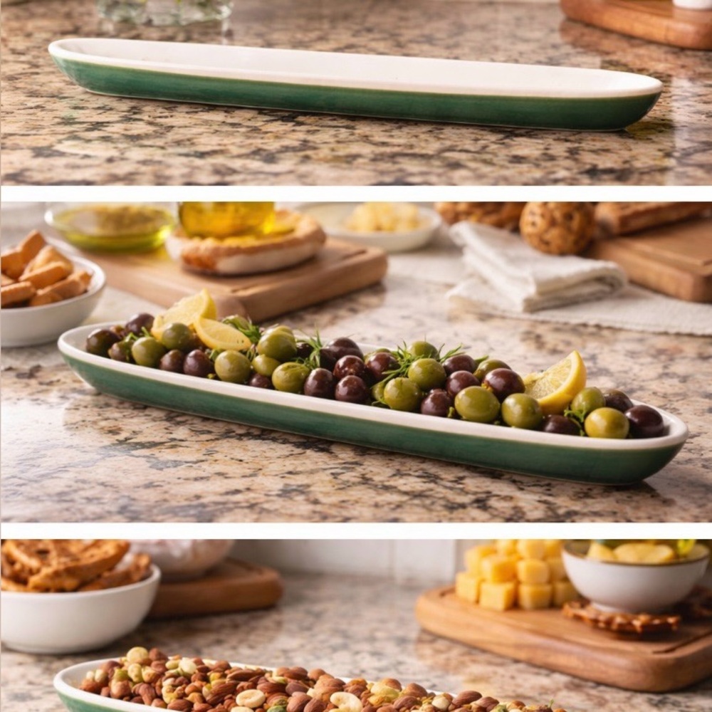 Ceramic Olive / Snack Boat